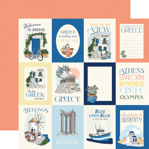 Carta Bella Greece - 3x4 Journaling Cards