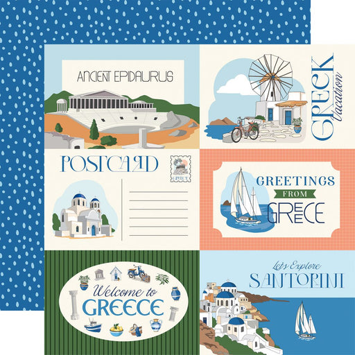 Carta Bella Greece - 6x4 Journaling Cards