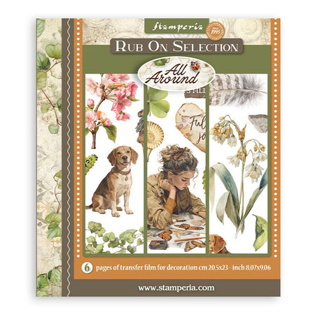 Stamperia All Around - Rub-Ons Selection 8x9