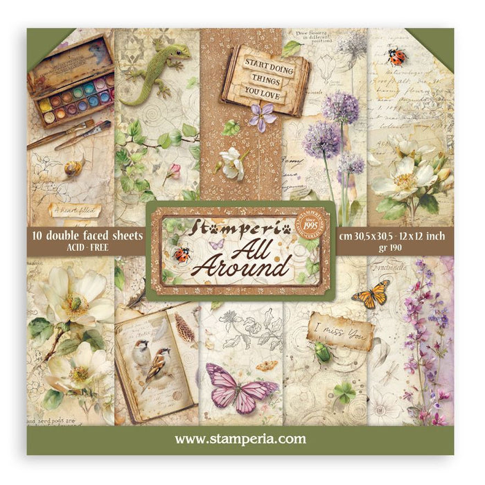 Stamperia All Around - 12x12 Paper Pack