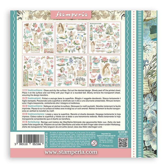 Stamperia Wonderland - Rub-Ons Assortment Kit