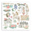 Stamperia Wonderland - Rub-Ons Assortment Kit