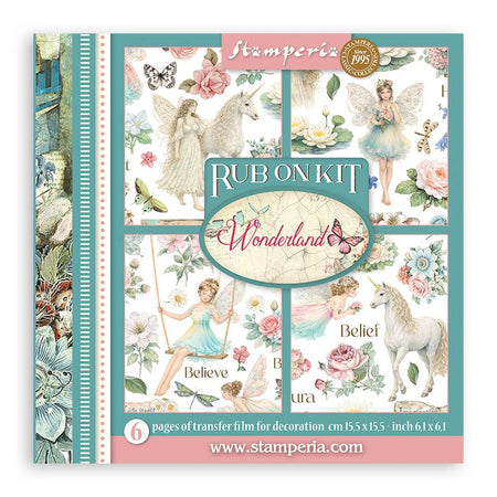 Stamperia Wonderland - Rub-Ons Assortment Kit