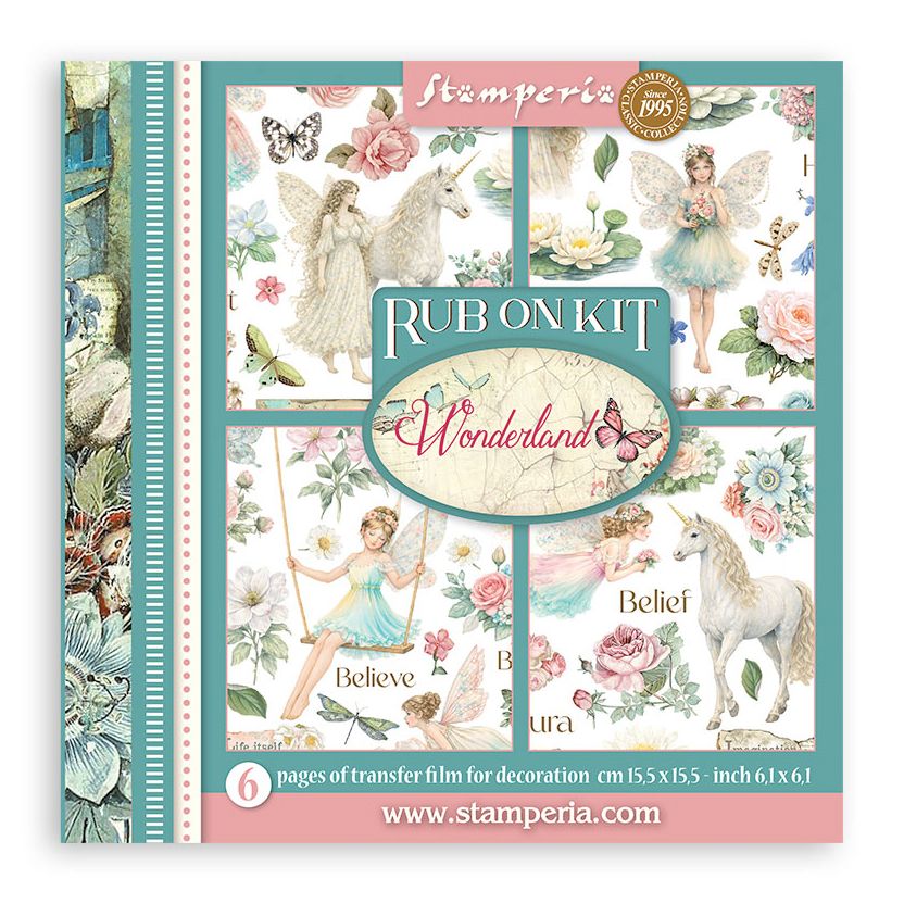 Stamperia Wonderland - Rub-Ons Assortment Kit
