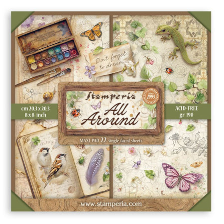 Stamperia All Around - 8x8 Maxi Paper Pack