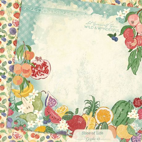 Graphic 45 Slice Of Life - Wild & Wonderful Layout