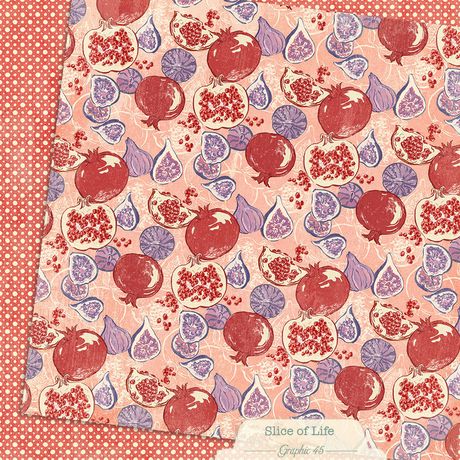 Graphic 45 Slice Of Life - Pomegranates & Figs