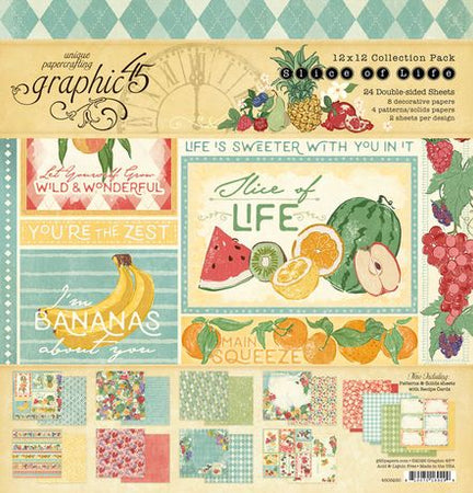 Graphic 45 Slice Of Life - 12x12 Collection Kit