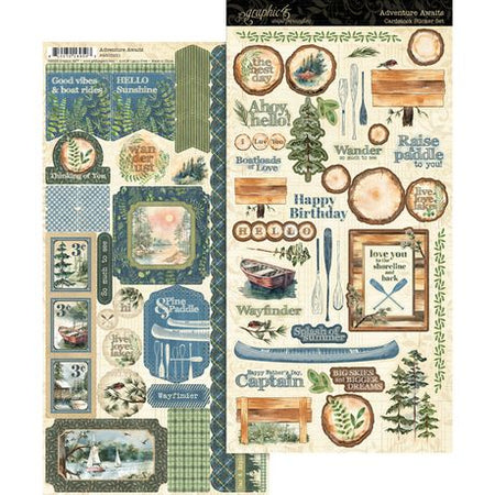 Graphic 45 Adventure Awaits - Sticker Set
