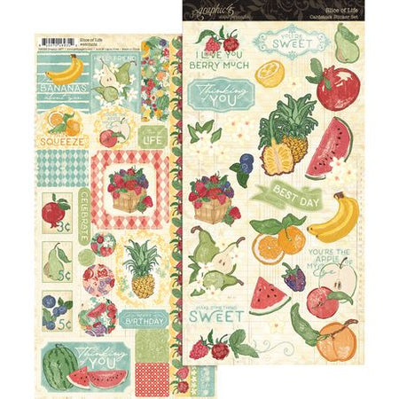 Graphic 45 Slice Of Life - Sticker Set