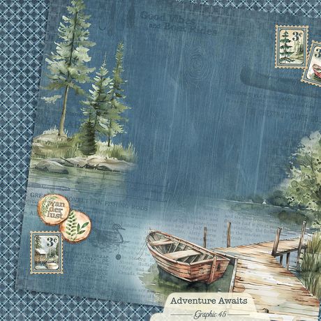Graphic 45 Adventure Awaits - Boat Dock Layout