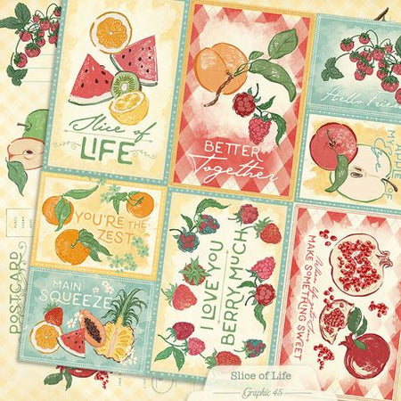 Graphic 45 Slice Of Life - Slice of Life Journaling Cut-Apart