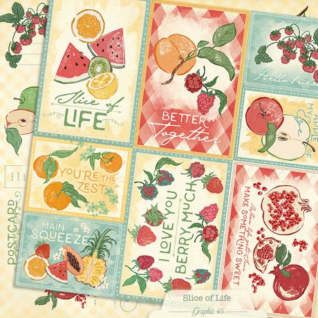 Graphic 45 Slice Of Life - Slice of Life Journaling Cut-Apart