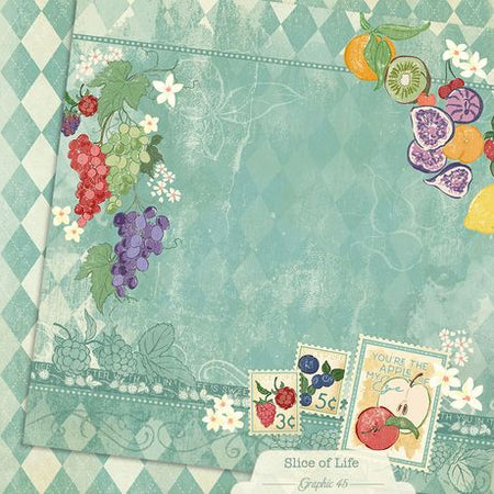 Graphic 45 Slice Of Life - Summer Salad Layout