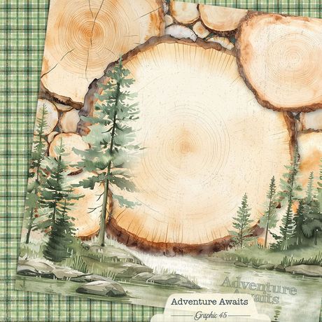 Graphic 45 Adventure Awaits - Woodland Layout