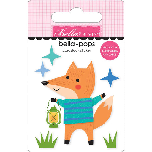Bella Blvd Adventure Awaits - Lantern Light Fox Bella-Pops 3D Sticker