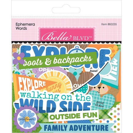 Bella Blvd Adventure Awaits - Ephemera Words