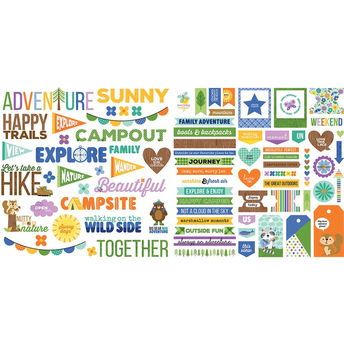 Bella Blvd Adventure Awaits - Ephemera Words