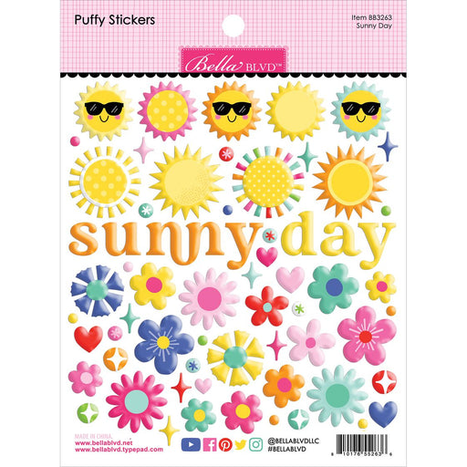 Bella Blvd Walking On Sunshine - Sunny Day Puffy Stickers