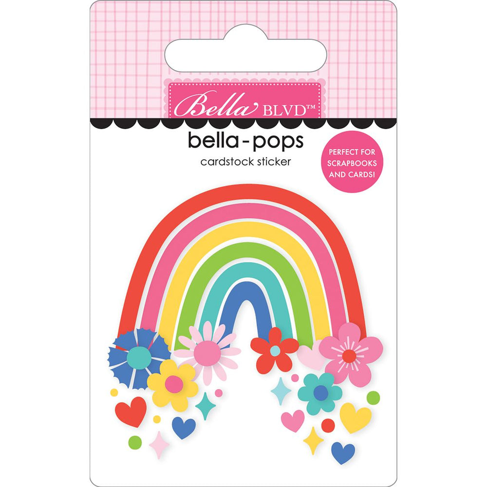 Bella Blvd Walking On Sunshine - Rainbow Of Happy Bella-Pops 3D Sticker