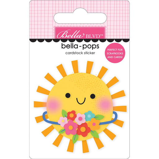 Bella Blvd Walking On Sunshine - Rays & Roses Bella-Pops 3D Sticker