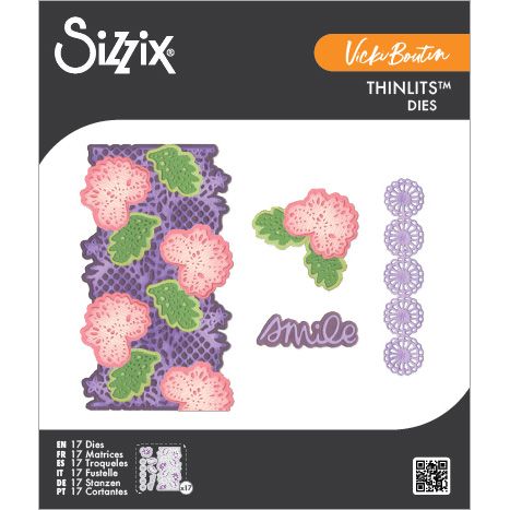 Sizzix Thinlits Die - Lovely Lace by Vicki Boutin