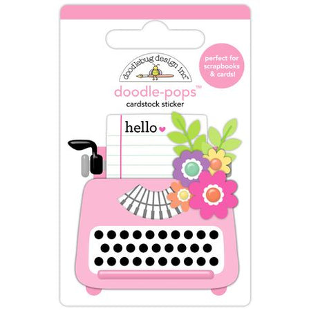 Doodlebug Design Color Me Crafty - Just A Note Doodle Pops