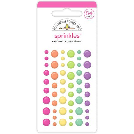 Doodlebug Design Color Me Crafty - Color Me Crafty Shape Sprinkles
