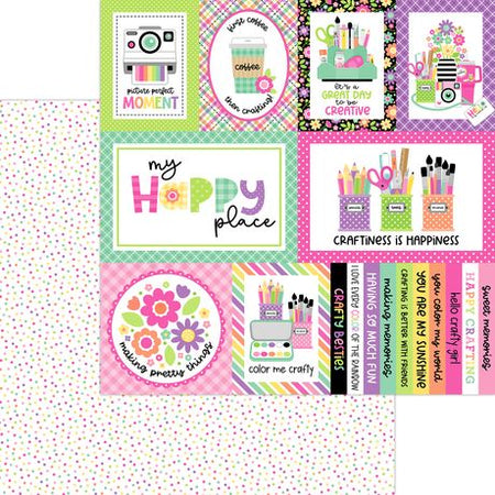 Doodlebug Design Color Me Crafty - Happy Dots