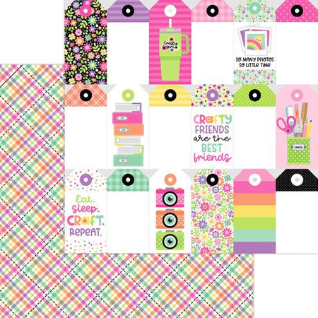 Doodlebug Design Color Me Crafty - Perfectly Plaid