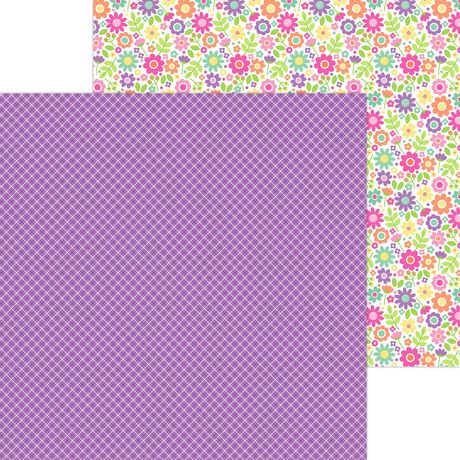 Doodlebug Design Color Me Crafty - Plaid It's Purple