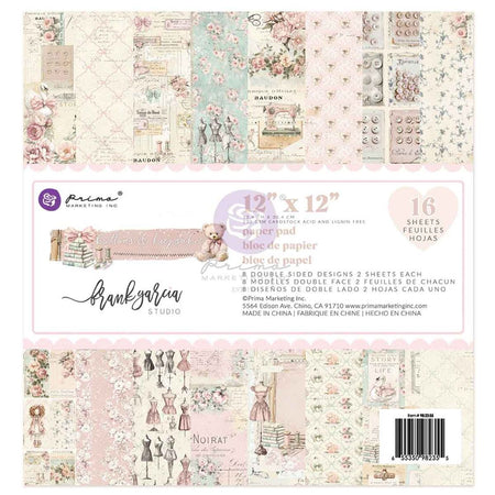 Prima Buttons & Keepsakes - 12x12 Paper Pack