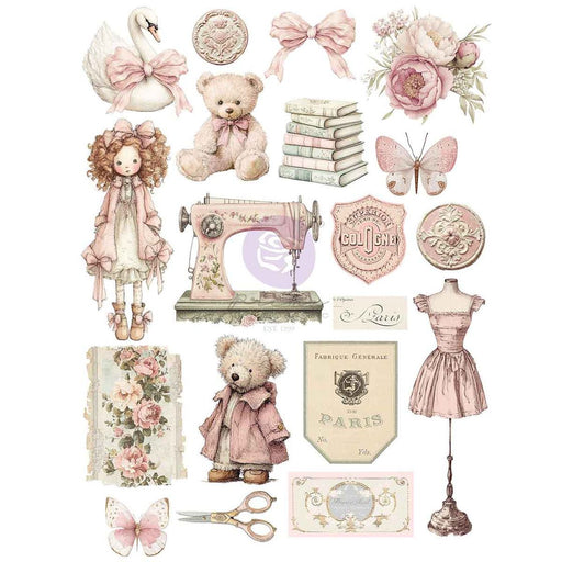 Prima Buttons & Keepsakes - Transfer Sheet