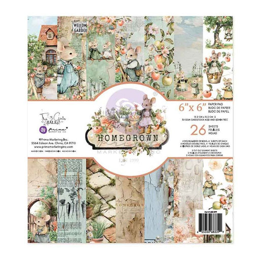 Prima Homegrown - 6x6 Paper Pad