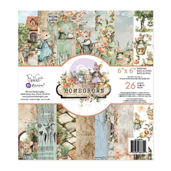 Prima Homegrown - 6x6 Paper Pad