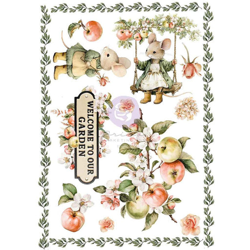 Prima Homegrown - Rub On Transfer Sheet