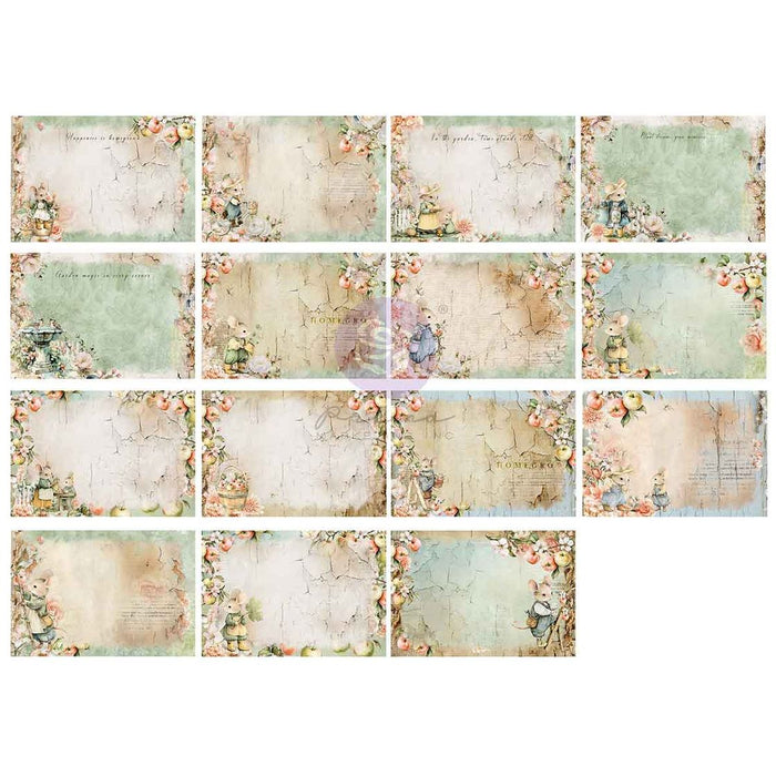 Prima Homegrown - 4x6 Journaling Cards