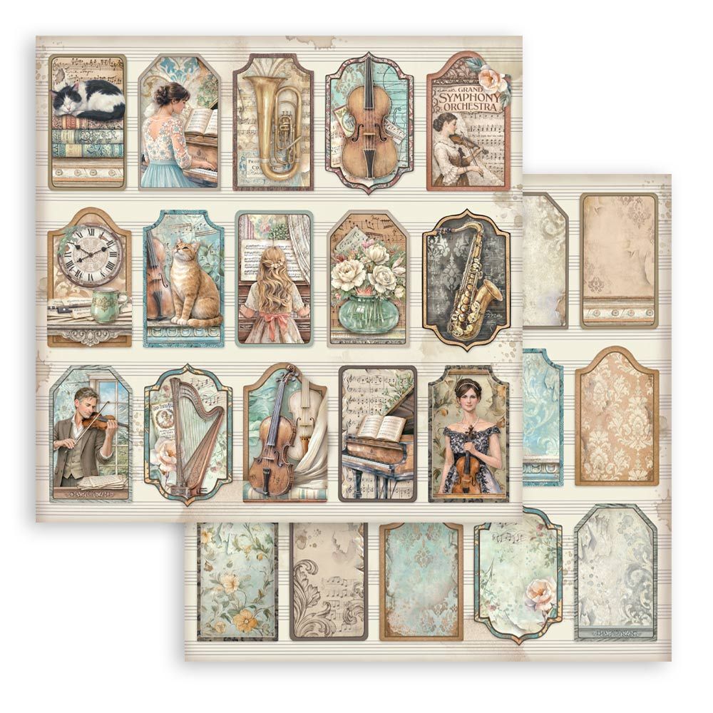 Stamperia Symphony - Tags
