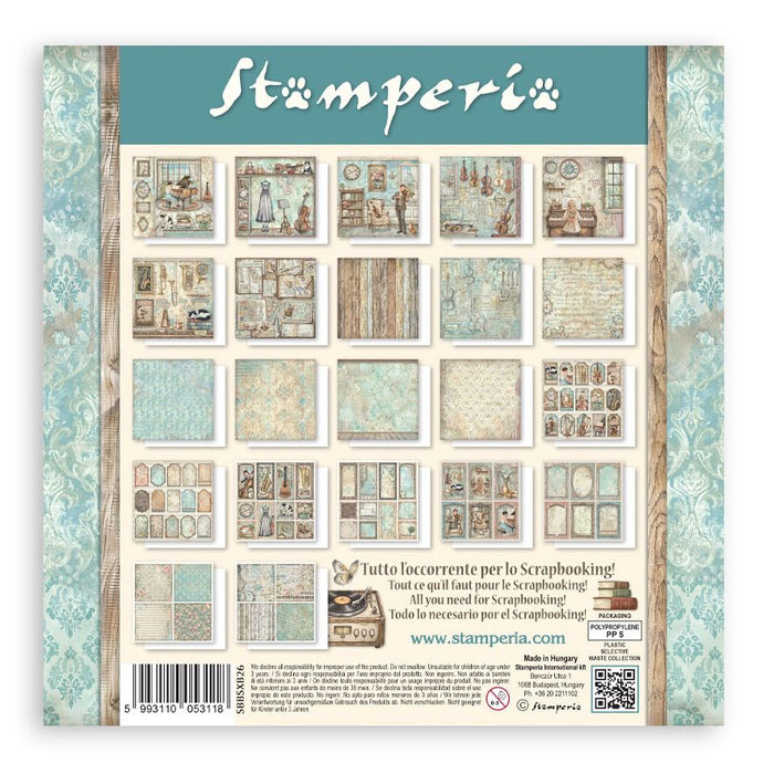 Stamperia Symphony - 8x8 Maxi Paper Pack