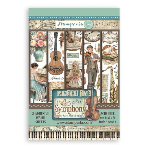 Stamperia Symphony - A5 Washi Pad