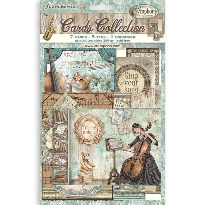 Stamperia Symphony - Cards Collection