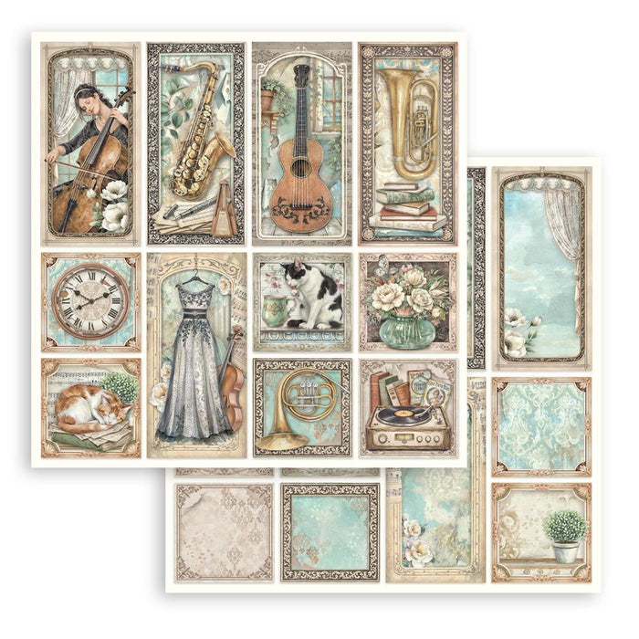 Stamperia Symphony - Mixed Cards