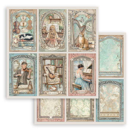 Stamperia Symphony - 6 Cards