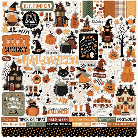 Carta Bella Handmade Halloween - Element Stickers