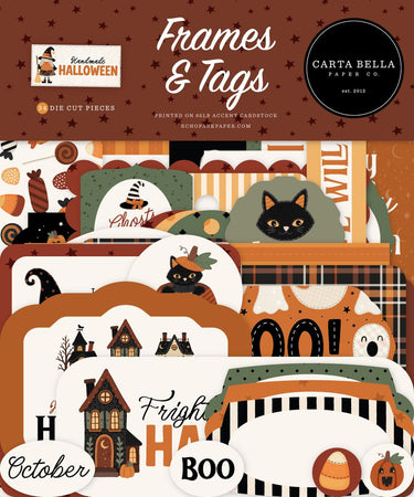 Carta Bella Handmade Halloween - Ephemera Frames & Tags