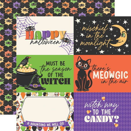 Echo Park Halloween Parade - 6x4 Journaling Cards