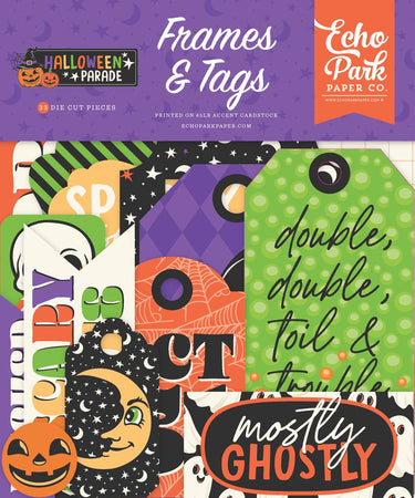 Echo Park Halloween Parade - Ephemera Frames & Tags