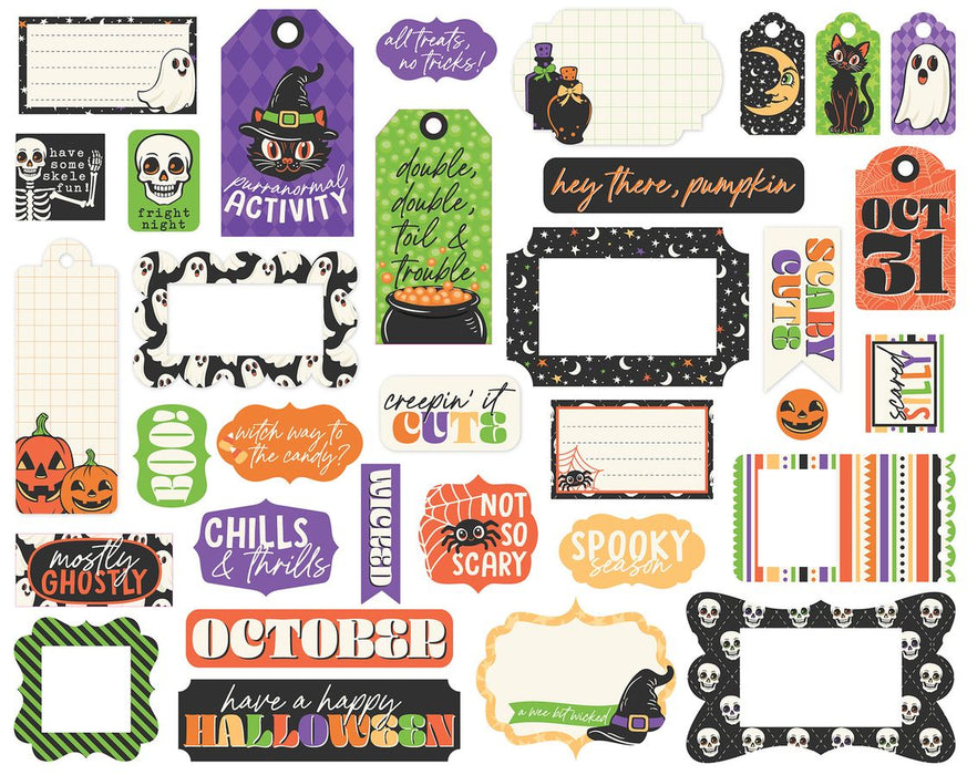 Echo Park Halloween Parade - Ephemera Frames & Tags