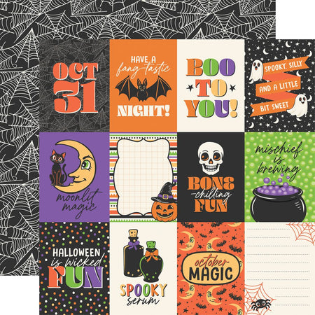Echo Park Halloween Parade - 3x4 Journaling Cards