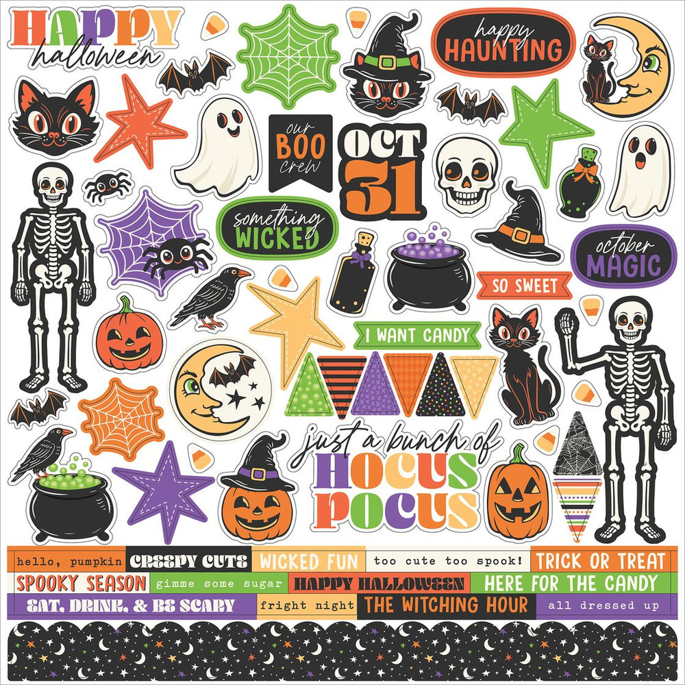 Echo Park Halloween Parade - Element Stickers